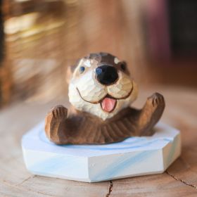 Handmade Cartoon Animal Otter Car Decoration