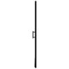 Shower Door Tempered Glass 39.4"x70.1" Black