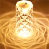 New Acrylic Transparent Crystal Table Lamp Yellow Light Desktop Projector Desk Lamp Night Light Bedside Bedroom Decoration 2#