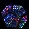 Infinity Dodecahedron Magic Table Lamp;  LED RGB Lamp;  Creative Gifts;  Ambient Lights;  Birthday gifts