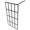 Walk-in Shower Screen Clear Tempered Glass 35.4"x76.8"