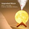 3D Moon Lamp Humidifier Hydrating Device Hydrating Device Aroma Diffuser Big Humidifier Defuser