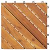 Decking Tiles 20 pcs Brown 11.8"x11.8" Solid Wood Acacia