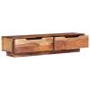 TV Cabinet 57.1"x11.8"x11.8" Solid Sheesham Wood