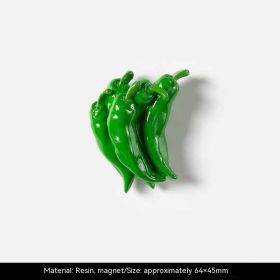 New Vegetable Magnetic Refridgerator Magnets (Option: Green pepper)