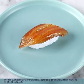 PVC Food Refrigerator Magnetic Paste Japanese Sushi Salmon (Option: Sea Fish Sushi)