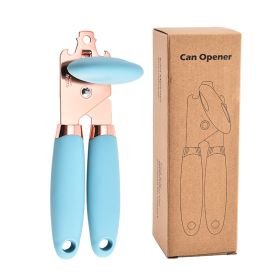 Simple Kitchen Tools Can Opener Stainless Steel Can Opener (Option: Sky Blue Box Packaging)