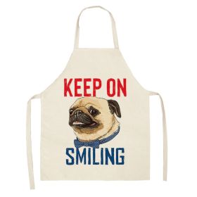 Cartoon Puppy Sleeveless Apron Home Daily Use (Option: W 02519-68x55cm)