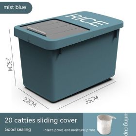 Pet Supplies Dust-proof Sealed Storage Box (Option: Blue-13 Liters)