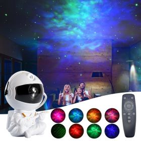 New Galaxy Star Projector Starry Sky Night Light Astronaut Lamp Home Room Decor Decoration Bedroom Decorative Luminaires (Emitting Color: Stars)