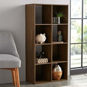 8-Cube Storage Organizer (Color: Canyon Walnut)