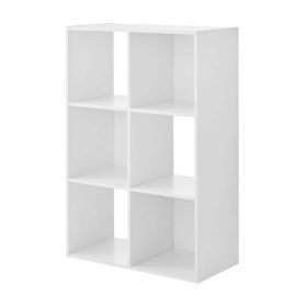 6-Cube Storage Organizer (Color: White)