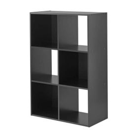 6-Cube Storage Organizer (Color: Black)