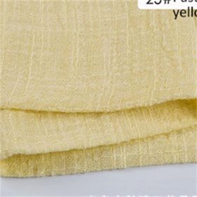 Party Dining-table Decoration Raw Edge Placemat (Option: 25 Light Yellow-42x 42cm)