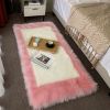 1pc, Soft and Durable Wool Carpet for Bedroom and Bedside - Perfect for Long Hair and Thickened Floor Mat