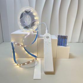 Led Human Body Induction Light With Bed Bottom Atmosphere (Option: Waterproof Light Strip 2 M-Warm White Battery)